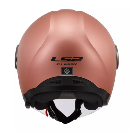 Kask otwarty Jet LS2 Classy Gold Pink